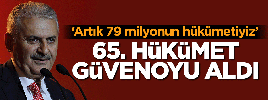 Hükümet güven oyu aldı!