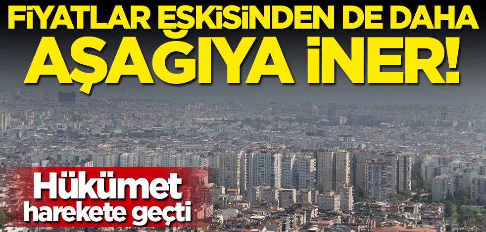 Hükümet harekete geçti: Fiyatlar eskisinden de daha aşağıya iner