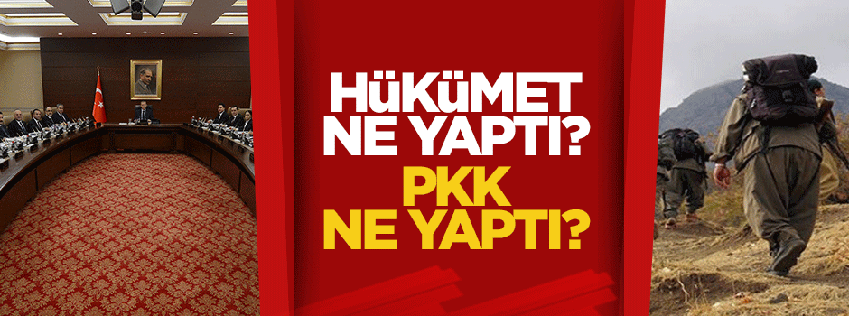 Hükümet ne yaptı, PKK ne yaptı?