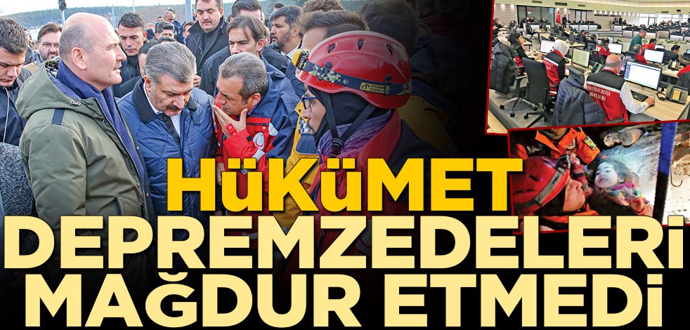 Hükümet vatandaşı mağdur etmedi