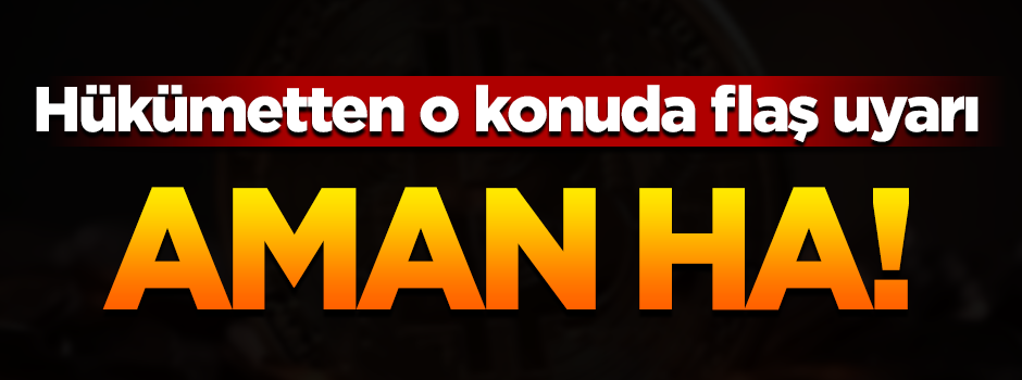 Hükümetten 'Bitcoin' uyarısı: Riski yüksek...