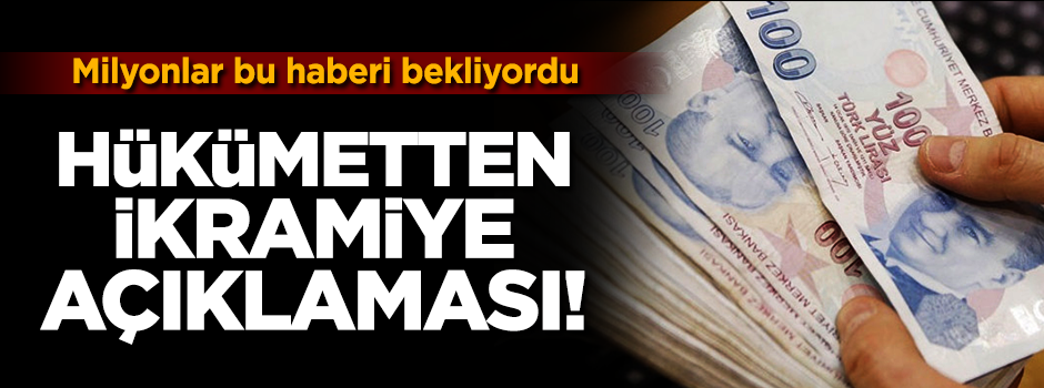 Hükümetten flaş ikramiye açıklaması