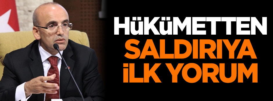 Hükümetten İzmir saldırısına ilk yorum