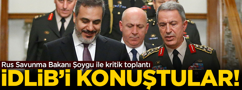 Hulusi Akar ve Hakan Fidan, Rus bakanla görüştü