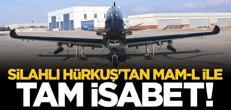 HÜRKUŞ-C’den MAM-L atışı! Tam isabetle vurdu