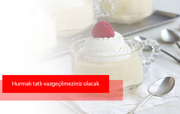 Hurmalı sütlü tatlı nasıl yapılır?