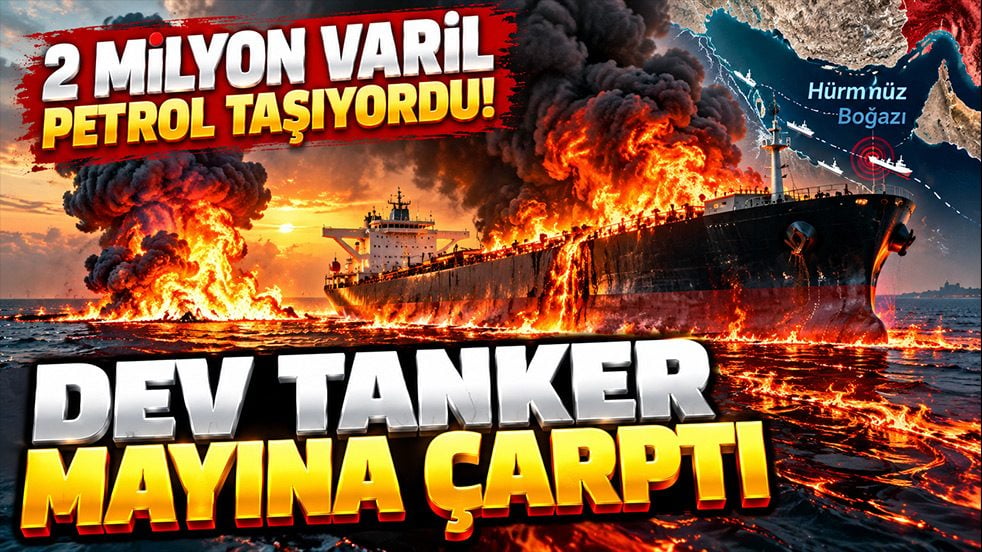 Hürmüz'de dev tanker mayına çarptı! 2 milyon varil petrol taşıyordu