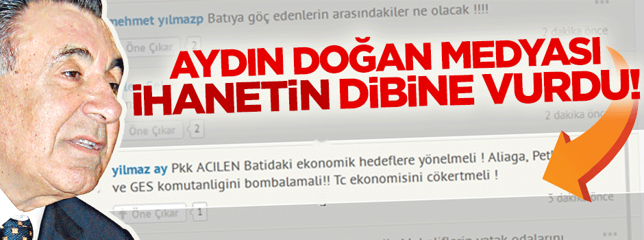 Hürriyet kudurdu: PKK Batı'daki ekonomik hedeflere yönelsin!