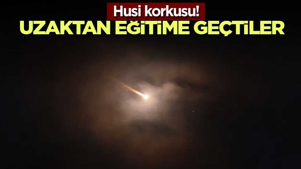Husi korkusu! Uzaktan eğitime geçtiler
