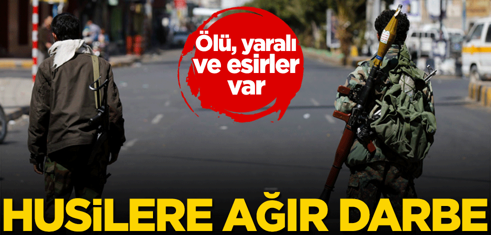 Husilere ağır darbe