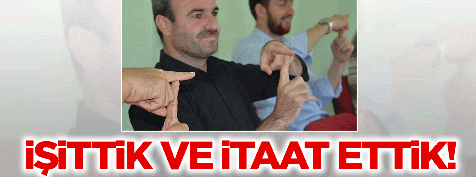 Hutbe ve vaazlarda 'İşittik ve İtaat Ettik' projesi