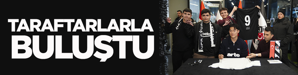 Hyeon-gyu Oh, imza gününde Beşiktaşlılarla buluştu