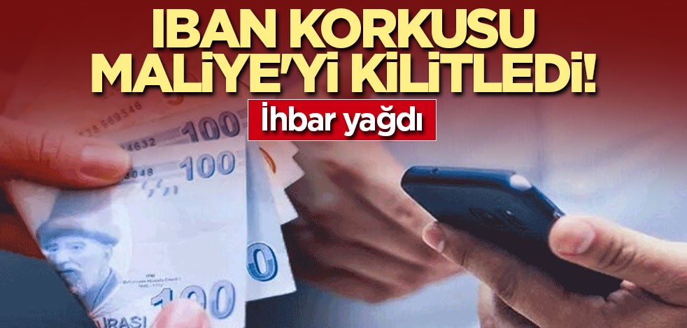IBAN korkusu Maliye'yi kilitledi! İhbar yağdı