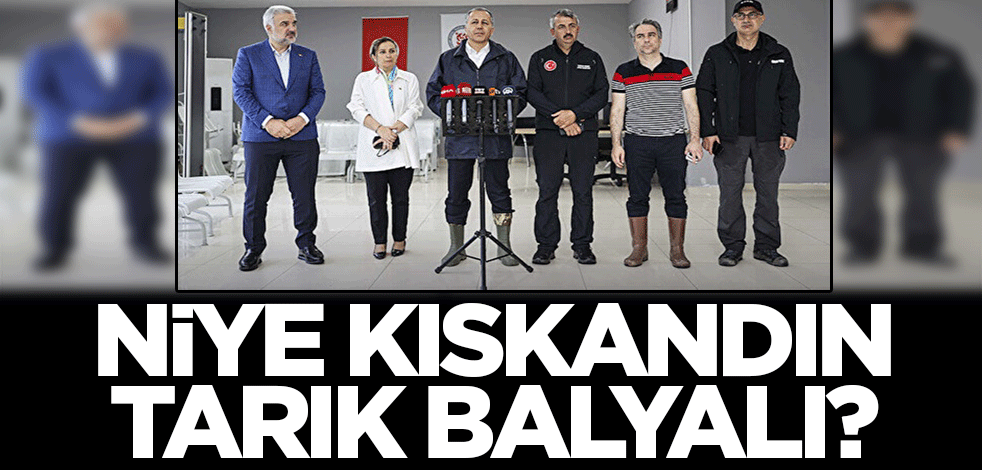 İBB Başkanı Ekrem de İstanbul'da olsaydı da basın açıklamasına katılsaydı! Niye kıskandın Tarık Balyalı?