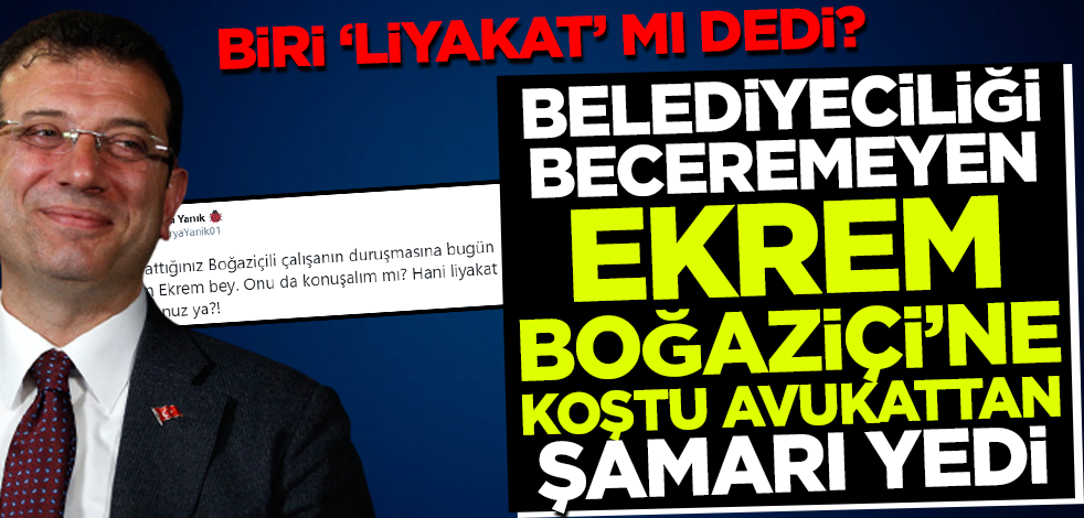 İBB Başkanı Ekrem İmamoğlu'nun 'Boğaziçi'nde liyakat' şovu patladı!