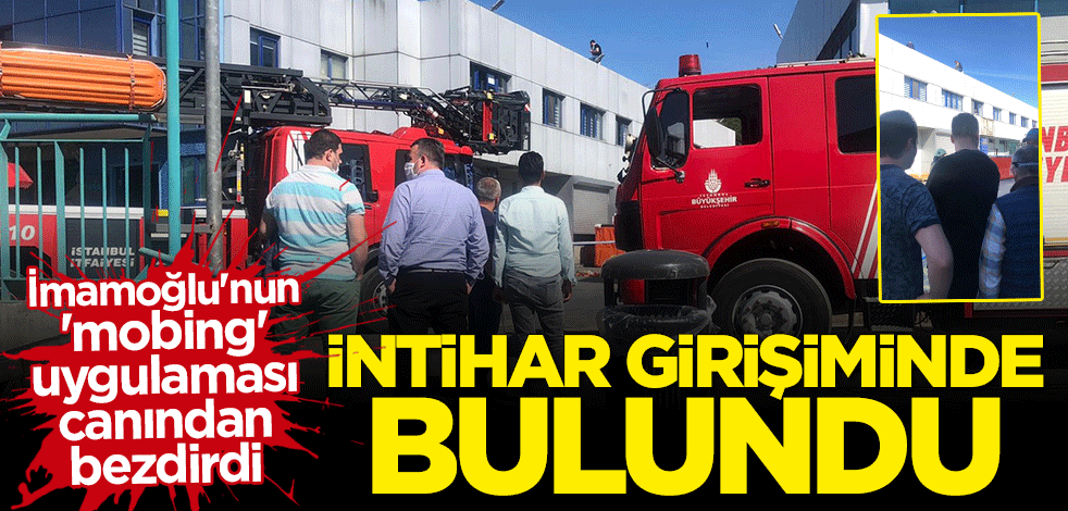 İBB iştiraklerinden Hamidiye Su'da intihar girişimi