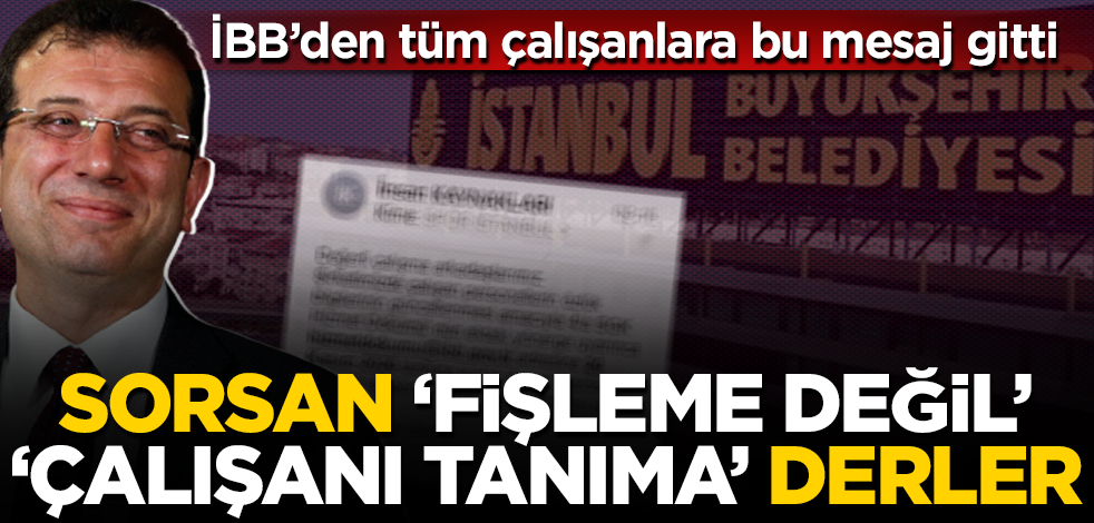 İBB SPOR A.Ş.'den 'yönetmelik' gereği' fişleme!