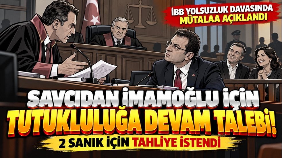 İBB yolsuzluk davasında savcı mütalaasını açıkladı! İmamoğlu için kararını bildirdi