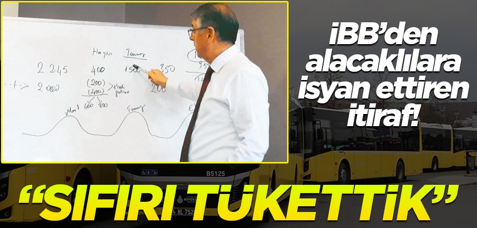 İBB’den alacaklara isyan ettiren itiraf! "Sıfırı tükettik"