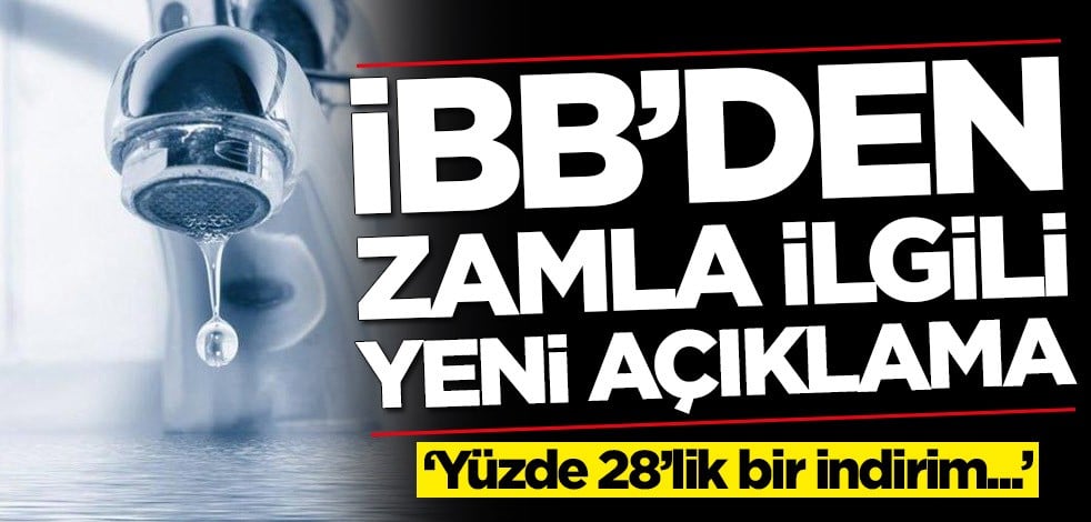 İBB'den zamla ilgili yeni açıklama! 'Yüzde 28'lik bir indirim...'