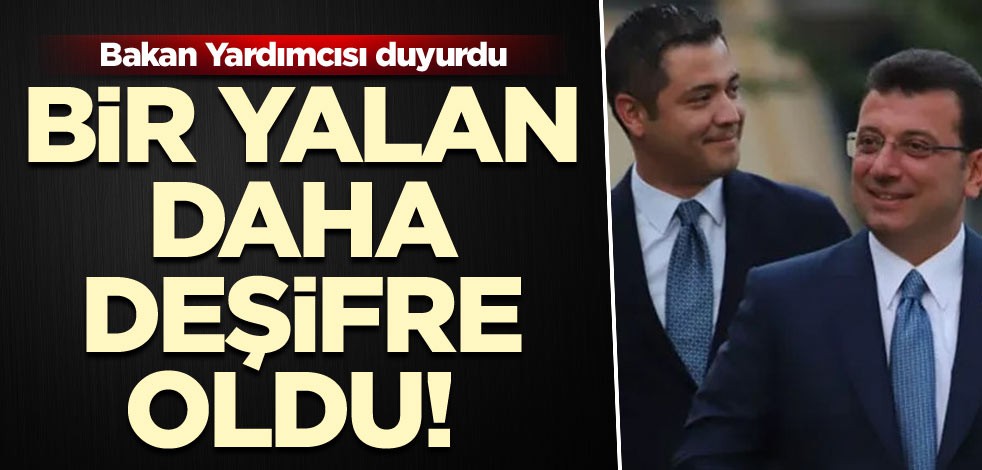 İBB’nin bir yalanı daha deşifre oldu! Bakanlık duyurdu