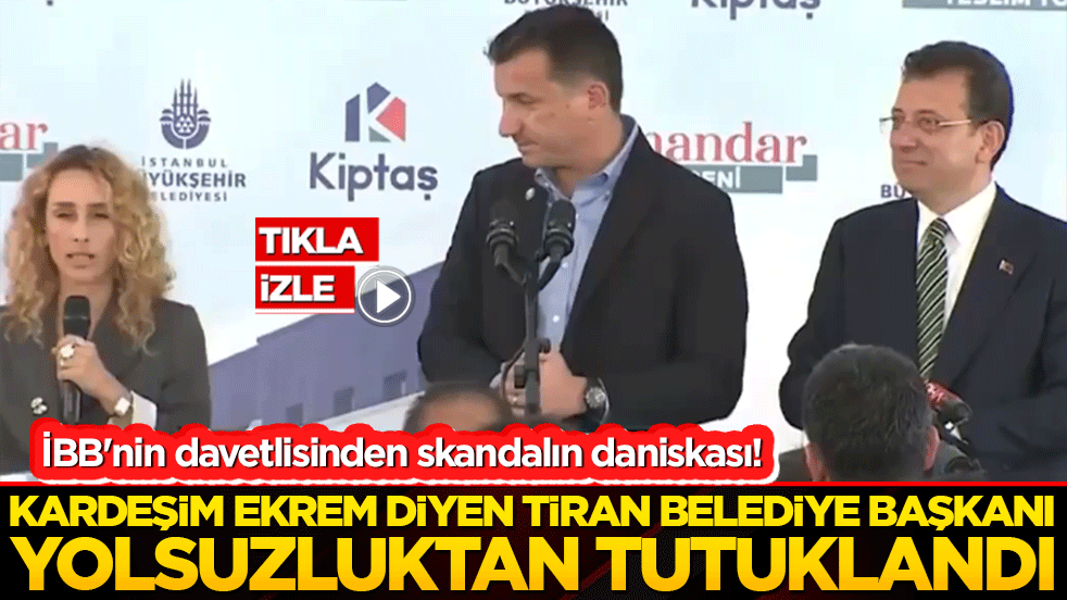 İBB'nin davetlisinden skandalın daniskası! İmamoğlu'nun kürsüye çıkardığı Tiran Belediye Başkanı yolsuzluktan tutuklandı