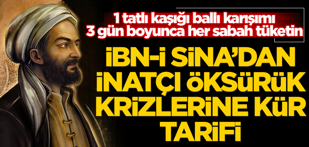 İbn-i Sina'dan inatçı öksürük krizlerine kür tarifi! 1 tatlı kaşığı ballı karışımı 3 gün boyunca her sabah tüketin