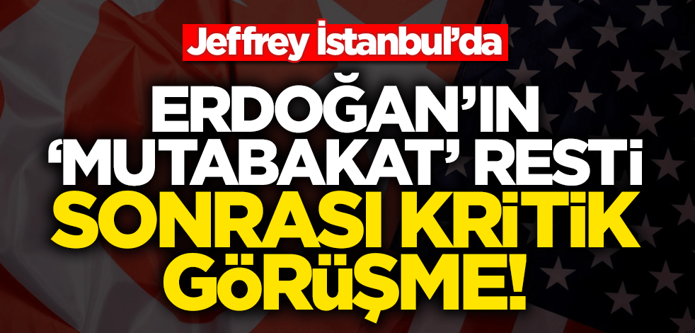 İbrahim Kalın, James Jeffrey ile görüştü