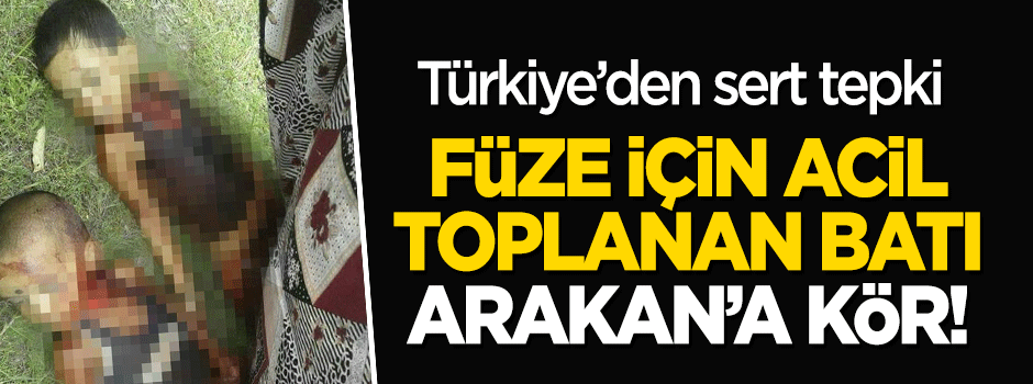 İbrahim Kalın'dan 'Arakan' tepkisi: Füze için acil toplanan Batı...