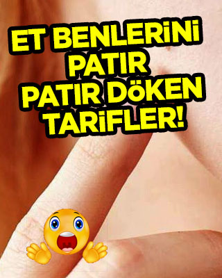 Et benlerini patır patır döken tarifler! Et benleri nasıl düşürülür? İbrahim Saraçoğlu diyor!