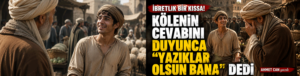 İbretlik bir kıssa! Kölenin cevabını duyunca "Yazıklar olsun bana" dedi