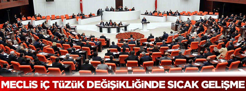 İç tüzük yarın Meclis'e sunuluyor
