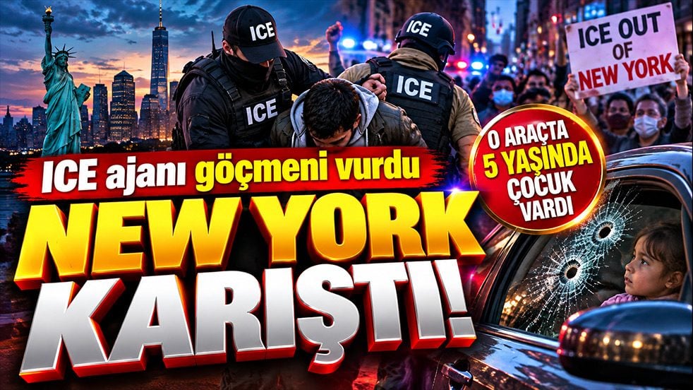 ICE ajanı göçmeni vurdu NEW YORK KARIŞTI! O Araçta 5 yaşında çocuk vardı
