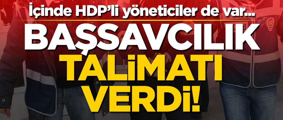 İçinde HDP'liler de var... 12 gözaltı!