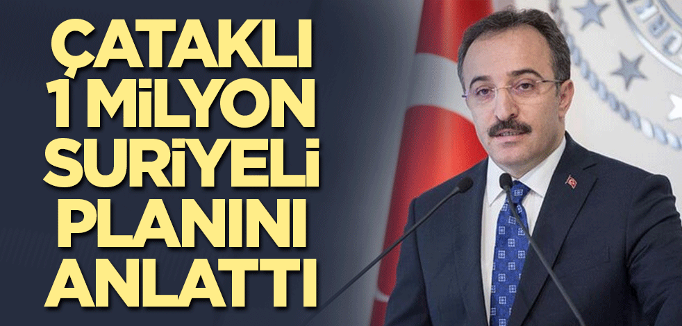 İçişleri Bakan Yardımcısı Çataklı 1 milyon Suriyeli'nin nasıl gönderileceğini açıkladı