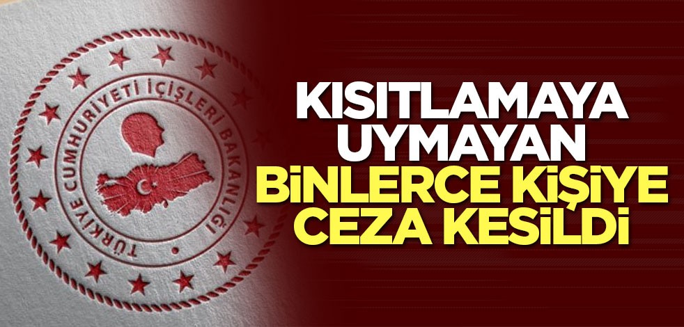 İçişleri Bakanlığı açıkladı: 47 bin 831 kişi hakkında işlem yapıldı