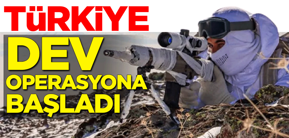 İçişleri Bakanlığı duyurdu: Eren-7 Mercan Munzur Operasyonu başladı