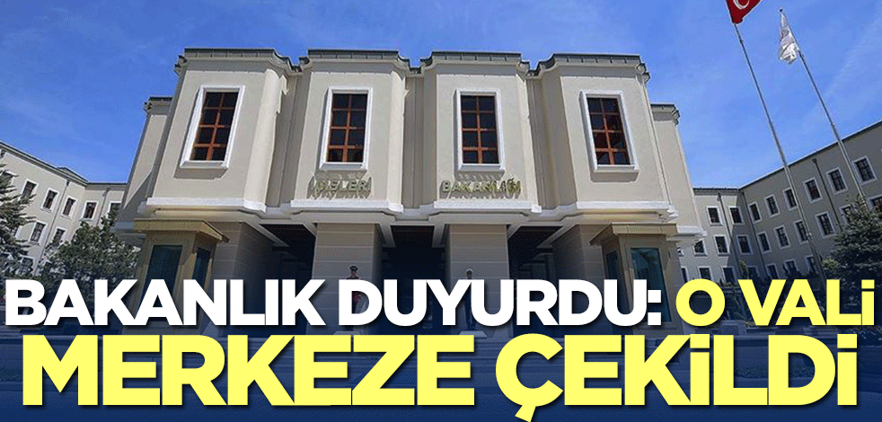 İçişleri Bakanlığı duyurdu: Uşak Valisi Funda Kocabıyık merkeze çekildi
