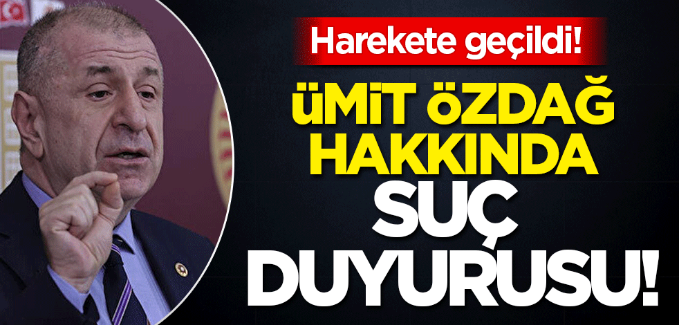İçişleri Bakanlığı ve Göç İdaresi Başkanlığı'ndan Ümit Özdağ hakkında suç duyurusu!