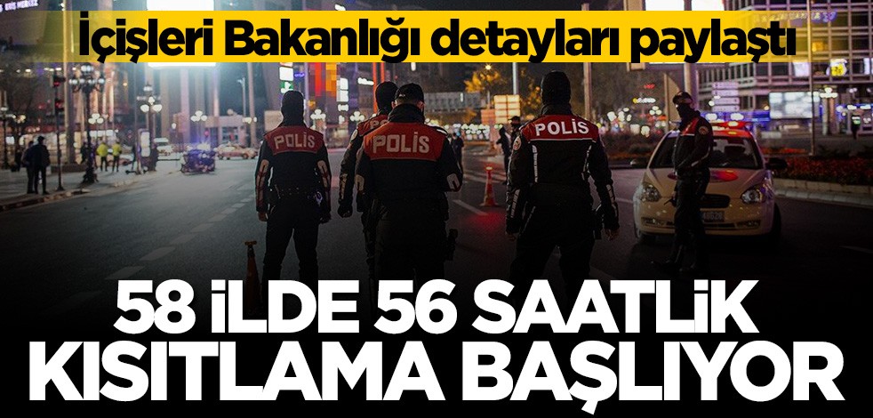 İçişleri Bakanlığı'ndan sokağa çıkma kısıtlaması açıklaması