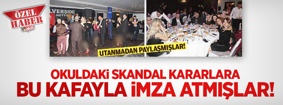 İçkili danslı öğretmenler günü