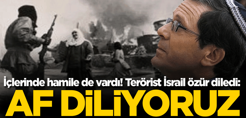 İçlerinde hamile de vardı! Terörist İsrail özür diledi: Af diliyoruz