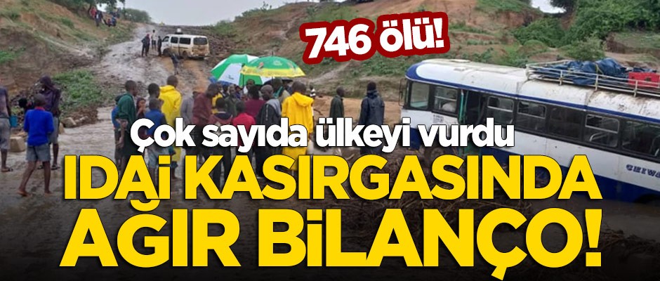 Idai Kasırgası'nda ağır bilanço: 746 ölü!