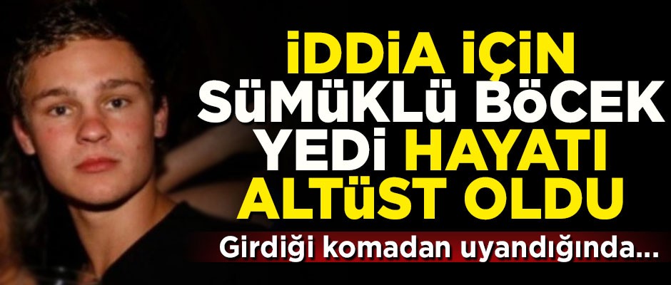 İddia için sümüklü böcek yedi, hayatı altüst oldu