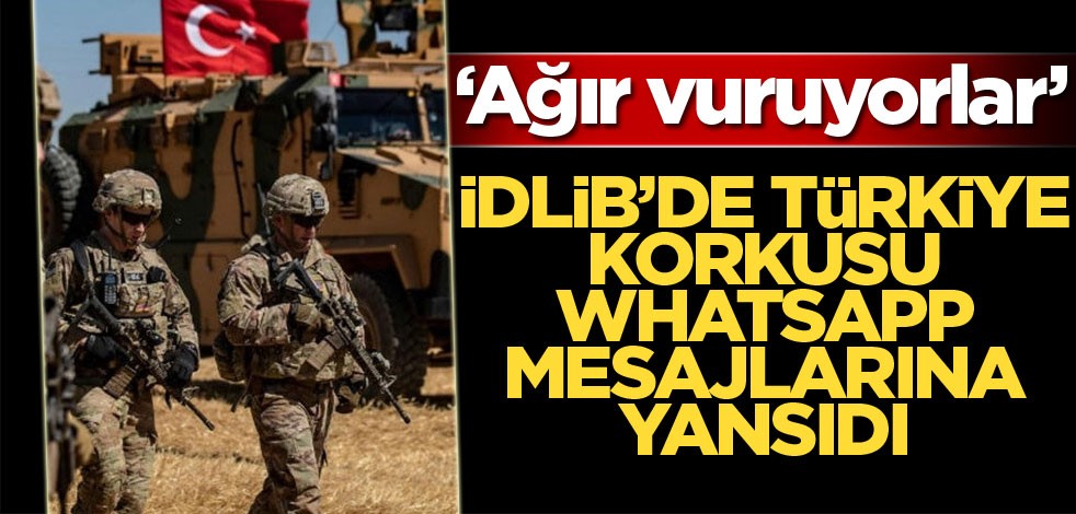 İdlib'de Türkiye korkusu Whatsapp yazışmalarına yansıdı