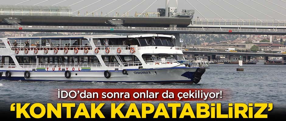 İDO'dan sonra onlar da çekiliyor!