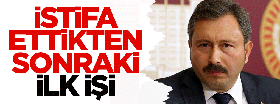 İdris Bal'ın istifa ettikten sonraki ilk işi