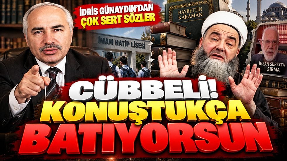 İdris Günaydın’dan Cübbeli Ahmet’e sert sözler: Konuştukça batıyorsun