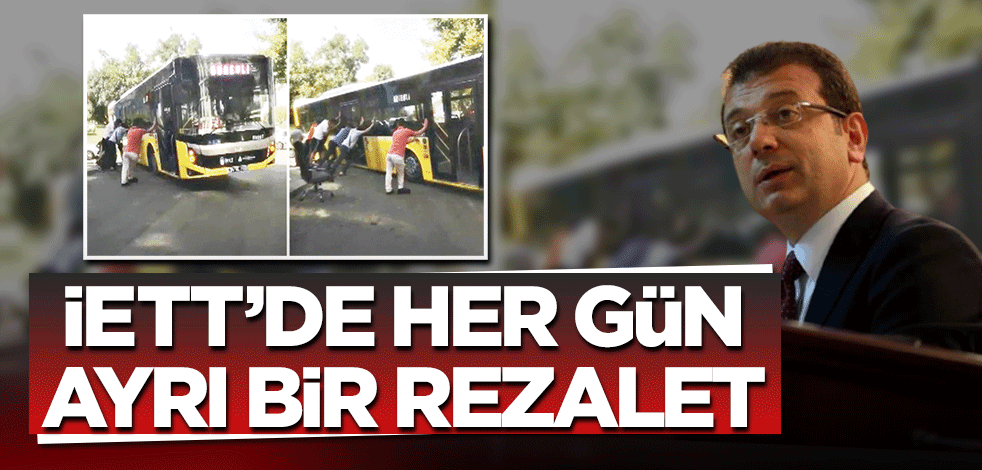İETT’de her gün ayrı bir rezalet