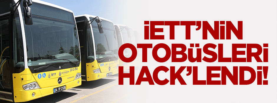 İETT'yi ve otobüs ekranlarını hacklediler!